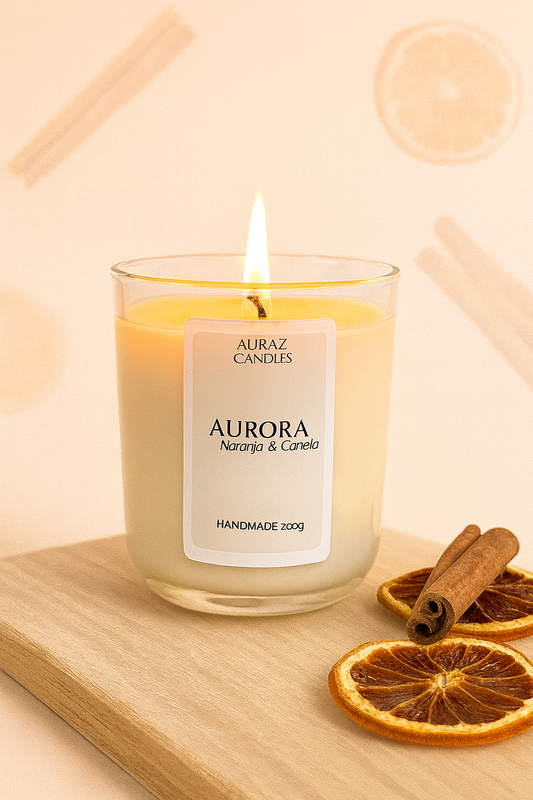 Vela Aromática Aurora Canela